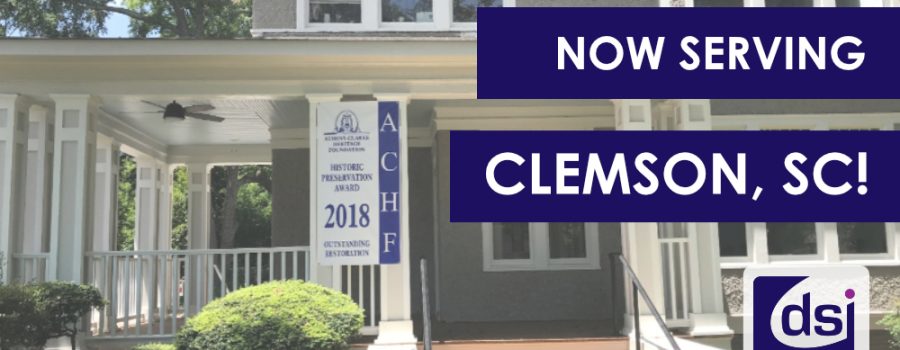 DSI Now Serving Clemson, SC